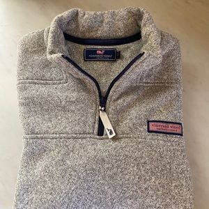 Vineyard Vines Shep & Ian Martha’s Vineyard 1/4 zip pullover- Size M